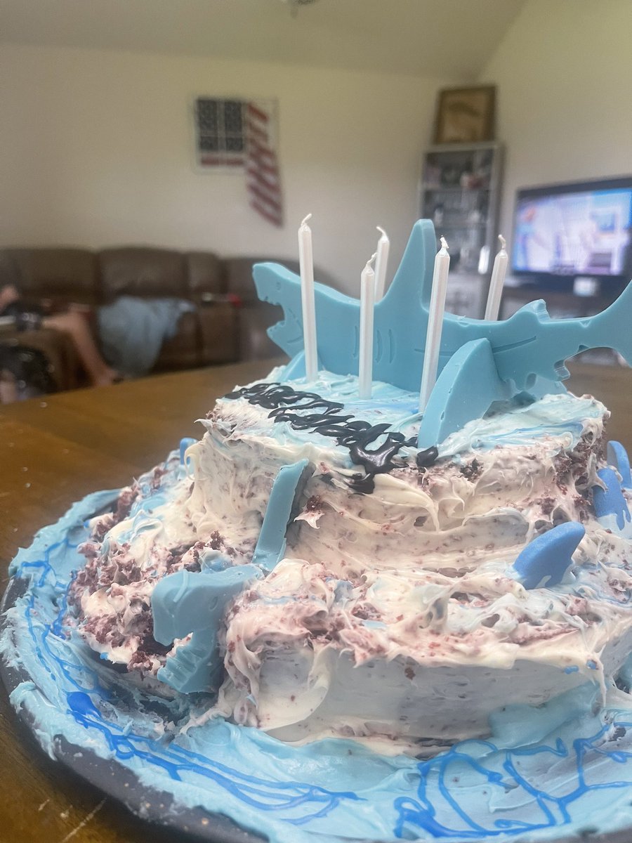 badchoicesx's tweet photo. shark cake hoo ha ha https://t.co/NItcJHaGTR