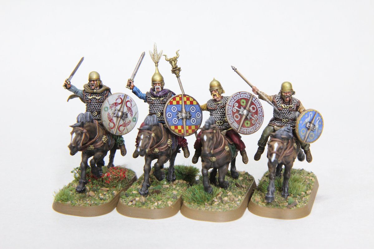 iwouldlike2rage's tweet photo. Completed 12 Victrix Gallic Cavalry figures, these guys will see some play in Infamy! Infamy! and Saga.
#wargaming #miniaturepainting #spreadthelard #infamyinfamy #saga https://t.co/h0o7YNK7db