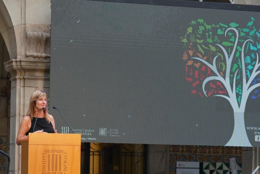 SCB_iec's tweet image. La Sra. Anna Broll, cap del Departament de Ciència i Universitats de l’@bcn_ajuntament destaca la importància de programes com el #Prometeus per tal que les persones que estan en situació de vulnerabilitat tinguin accés a la #universitat

#NitBio2023 #PremisSCB2023