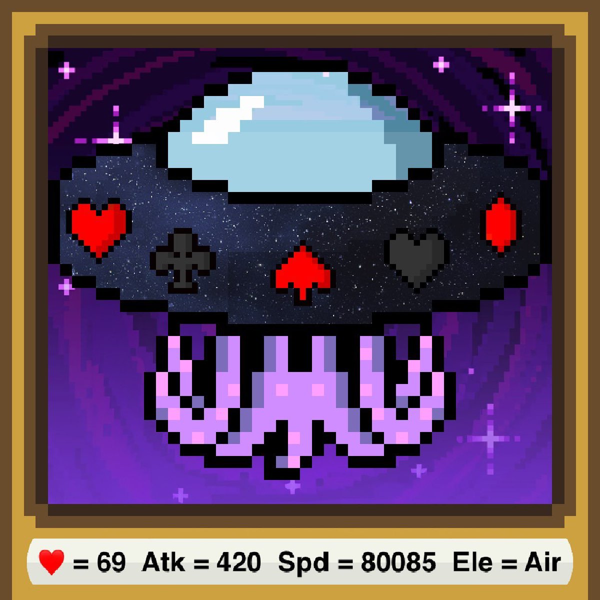 The face you make when the cosmic forces align, dealing you this extraordinary card in a game of intergalactic poker