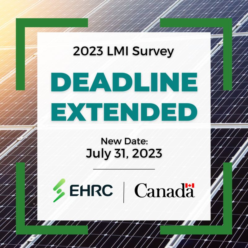 Our friends <a href="/electricityHR/">Electricity Human Resources Canada</a> are surveying the electricity sector for labour market intelligence! They aim to identify trends, diversity insights, tech changes, and turnover factors. Deadline July 31!

For Employers: bit.ly/3oxldqn
For Educators: bit.ly/45saU7w