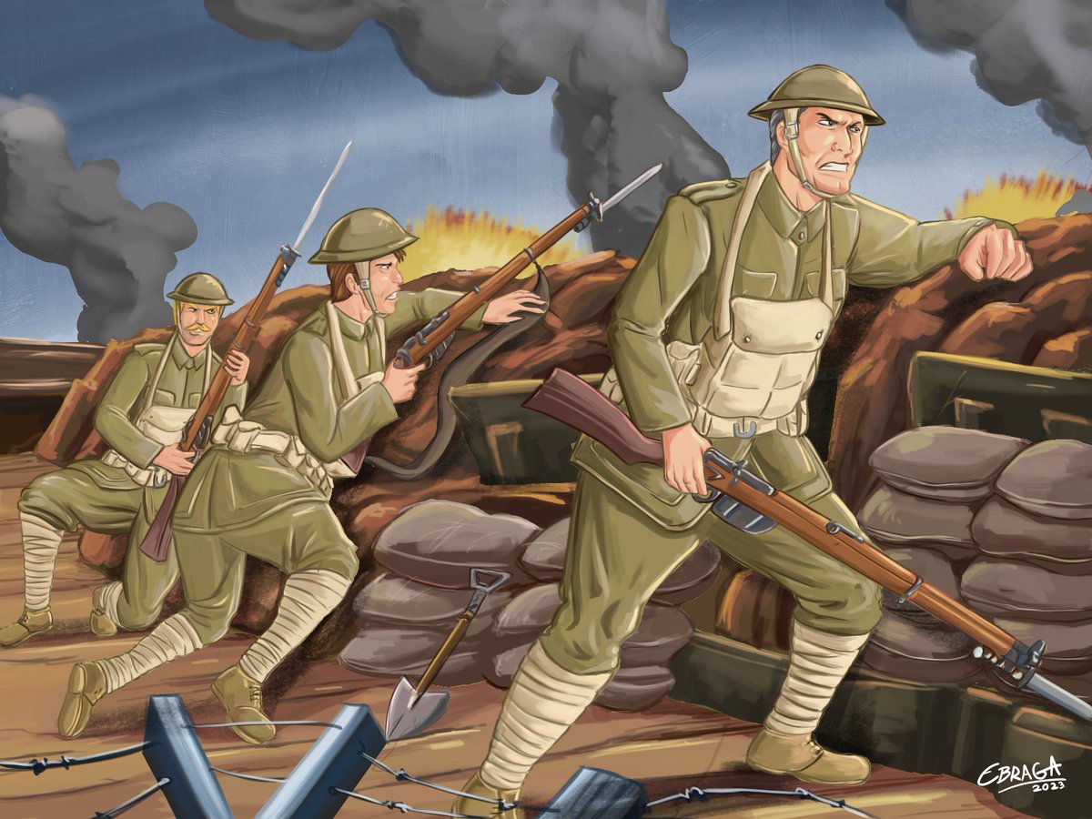 emanuelbraga's tweet photo. A WW1 commissioned scene.

For commissions:

You can contact me here via NOTES,
Discord Ebraga#6615
or email: ebragaartes@gmail.com

#ww1 #trenchwarfare #soldiers #illustration #commission https://t.co/vpi3bOejlI