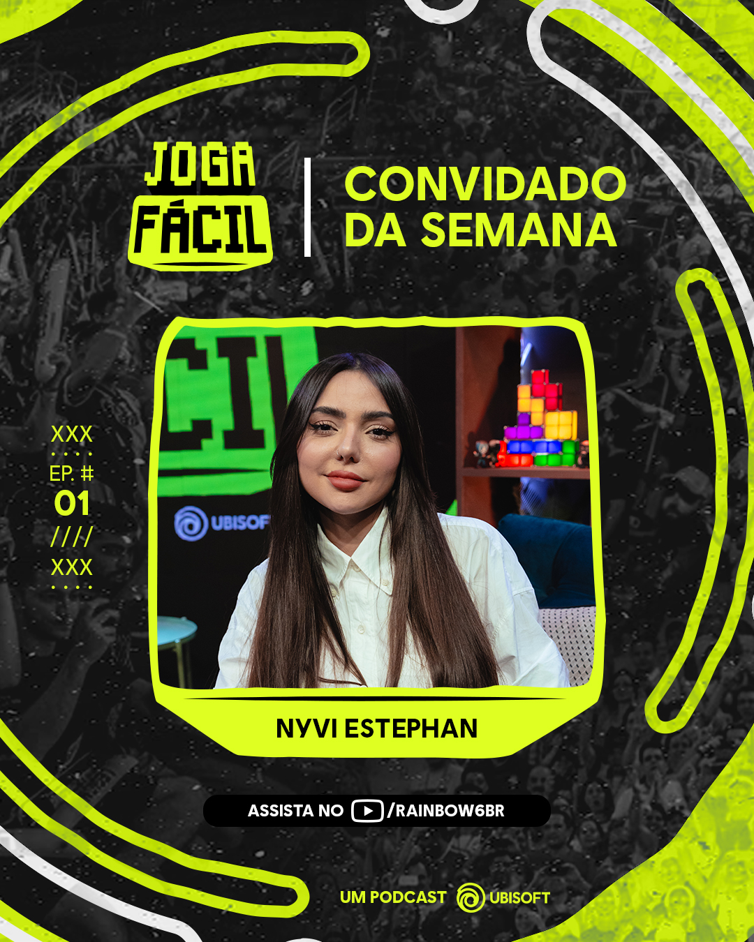 R6 Esports Brasil 🇧🇷 on X: Um novo podcast sobre competição e grandes  histórias, tudo com o jeitinho R6 de ser 🤩 @leo_bianchi e @alezudoo são os  apresentadores do JOGA FÁCIL PODCAST