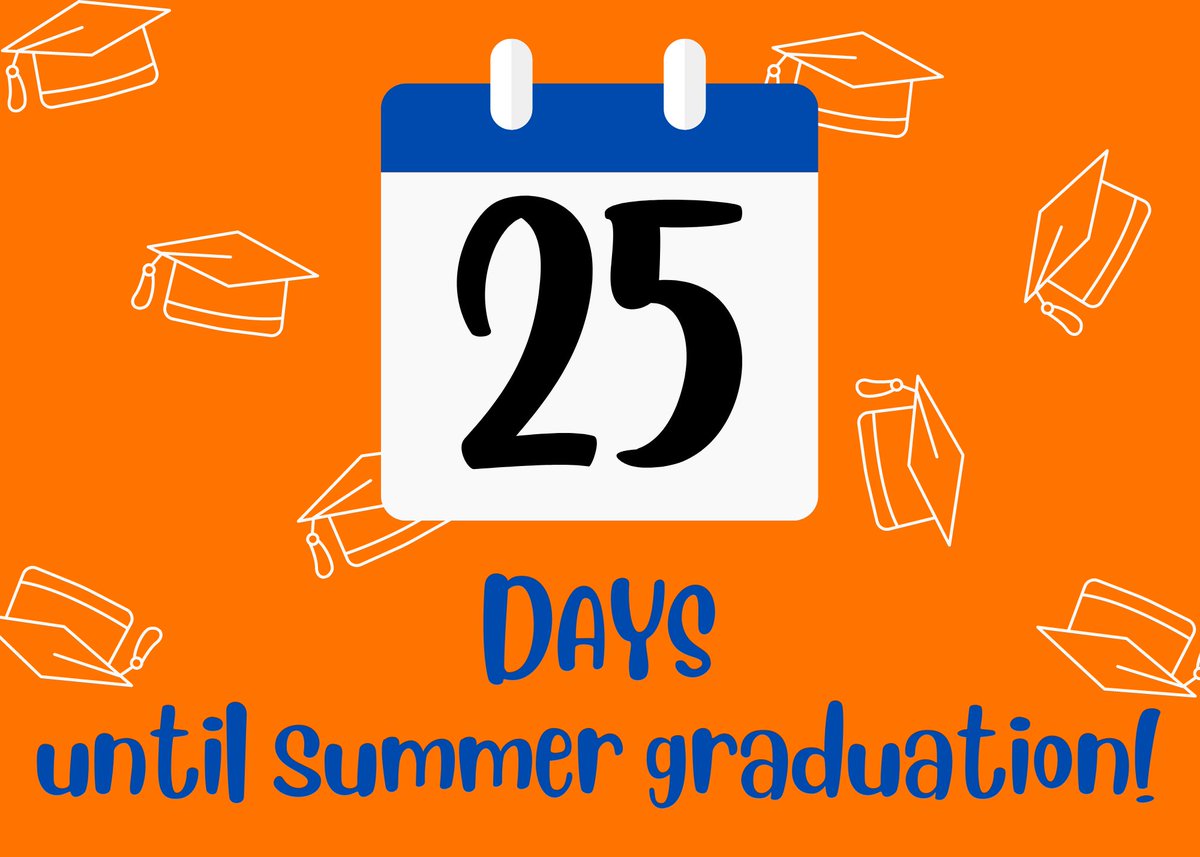 We are excited with summer graduation fast approaching and wanted to see how much longer it would be. ONLY 25 DAYS! Make sure you create your legacy by giving a gift to the Senior Class Legacy Scholarship before graduation at shsu.edu/classgift

See you August 5th graduates