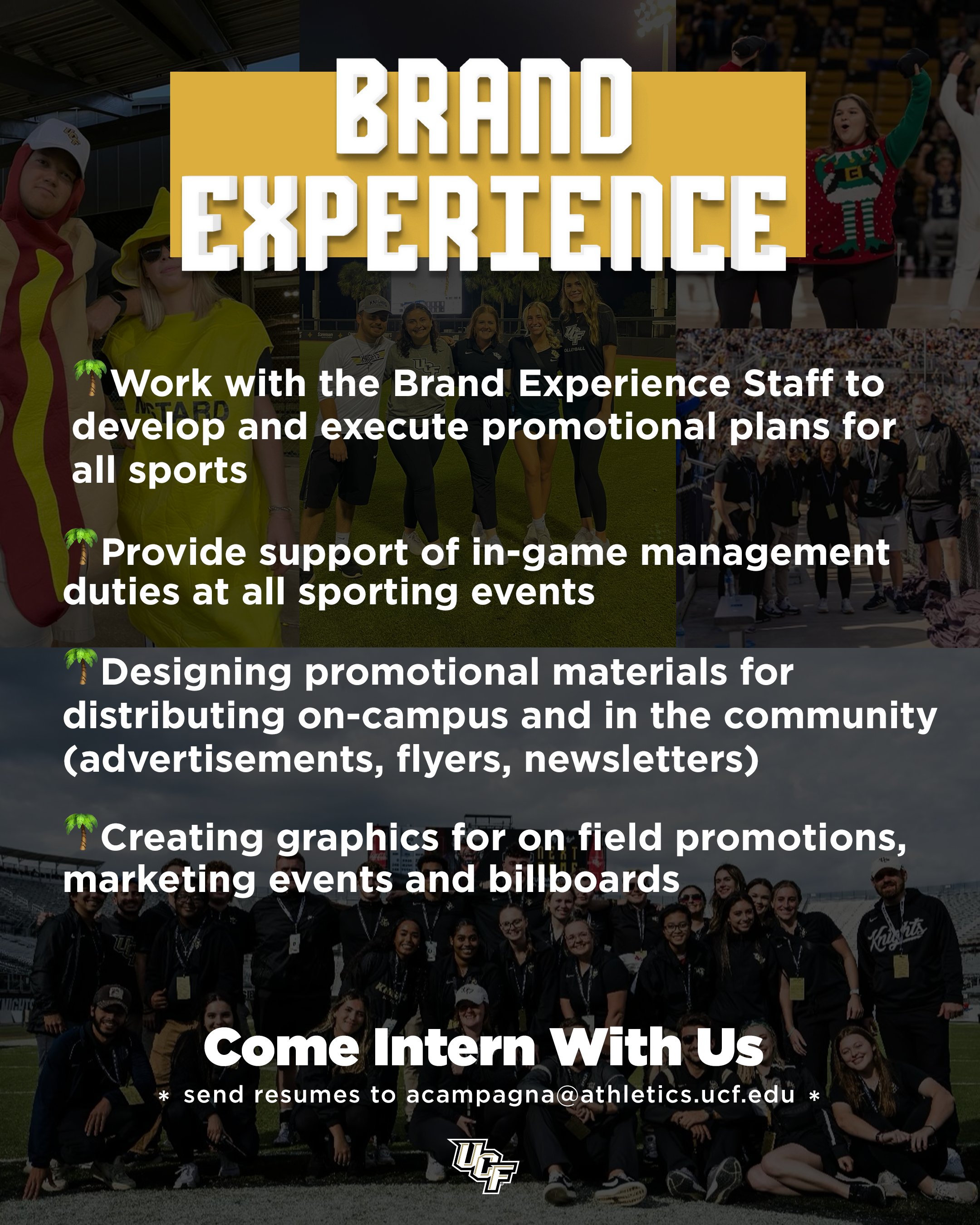 UCF Knights on Twitter "⚔️ INTERNSHIPS AVAILABLE ⚔️ The following