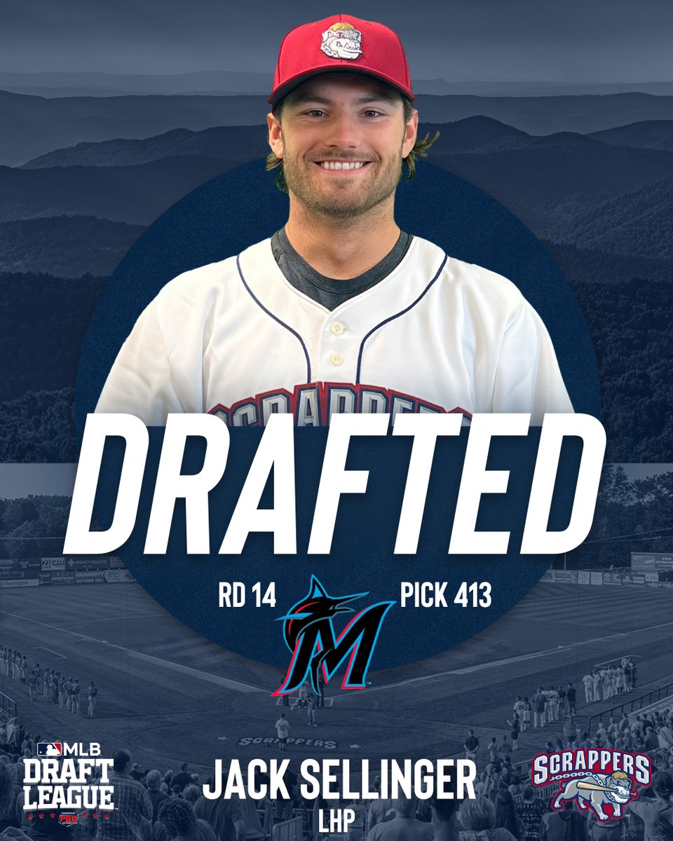 Jack Sellinger ➡️ <a href="/Marlins/">Miami Marlins</a>

Congratulations to <a href="/mvscrappers/">Mahoning Valley Scrappers</a> LHP <a href="/jsell99_jack/">Jack Sellinger</a> on being selected by the Marlins in the 14th round of the 2023 #MLBDraft!

#MakeItMiami <a href="/unlvbaseball/">UNLV Baseball</a>