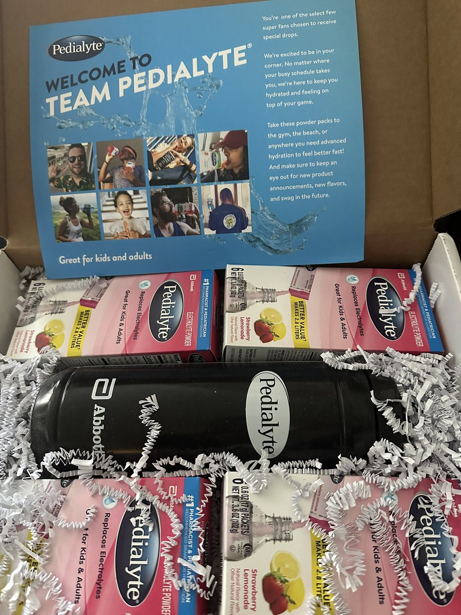 yay thank you @pedialyte !! esp needed on these hot days in NYC