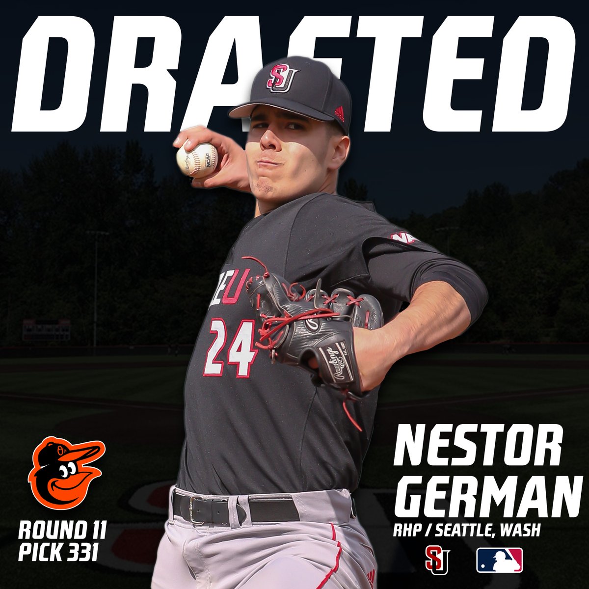 From Bannerwood to Camden

Nestor German has been selected by the @orioles in the 2023 MLB Draft 🐴 #TogetherWeSoar
