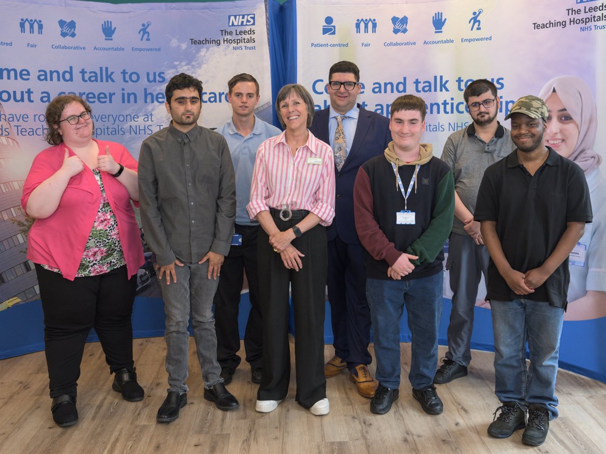 Our project search interns graduating. So inspiring to present their award. We’ve helped them develop marketable skills, built their confidence and independent AND my word they’ve enriched our Trust. Several already have permanent jobs with us. #nhsheroes #learningdisabilities