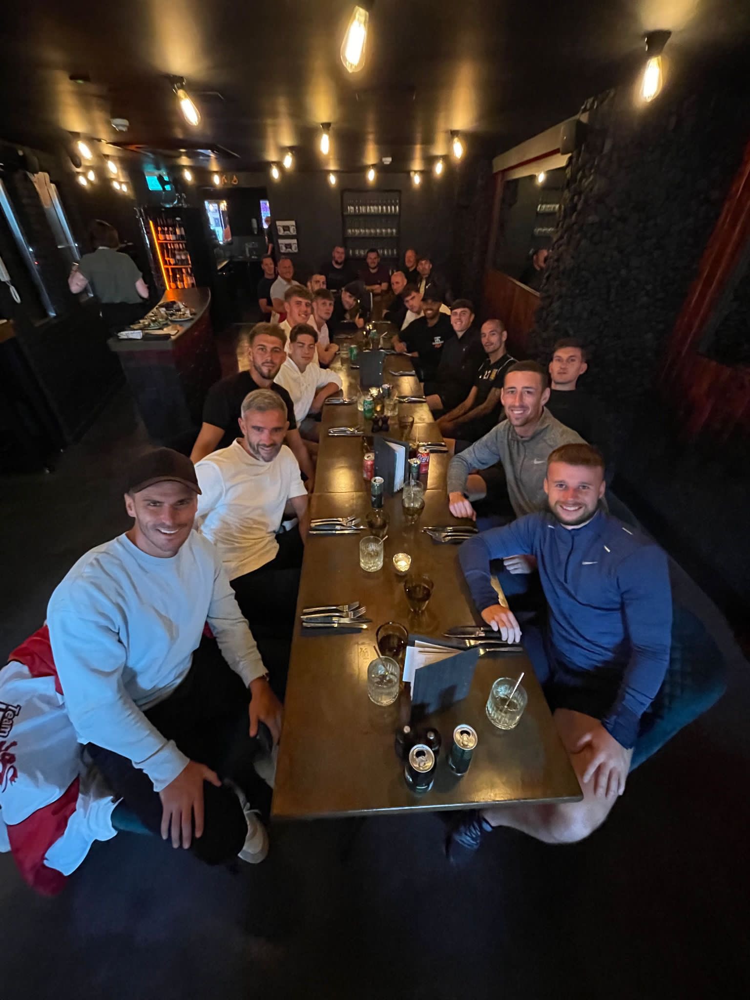 Jersey Football Association 🇯🇪 on Twitter "Whole team meal out for the