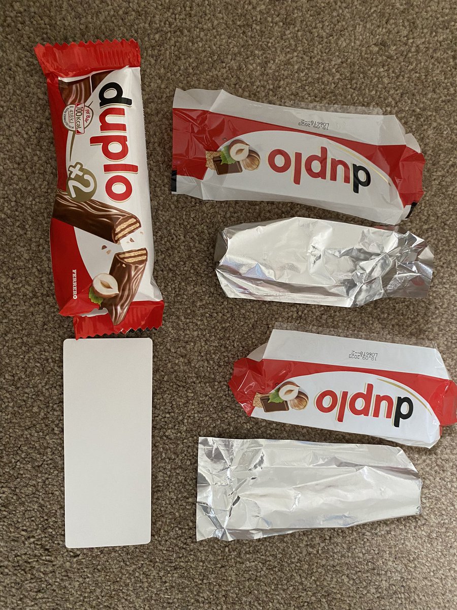 Surface4Lemon's tweet photo. This is possibly my new favourite chocolate bar, but why so much packaging #FerreroUK? Your Rocher bar is all cardboard and foil why so much and why plastic? Please address this, for this wonderful piece if confectionery https://t.co/69oqYQyYAL