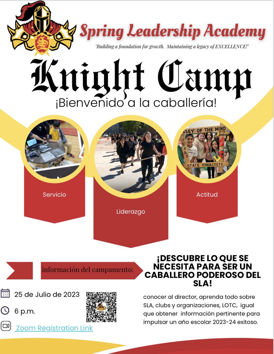Calling all current SLA Knights!