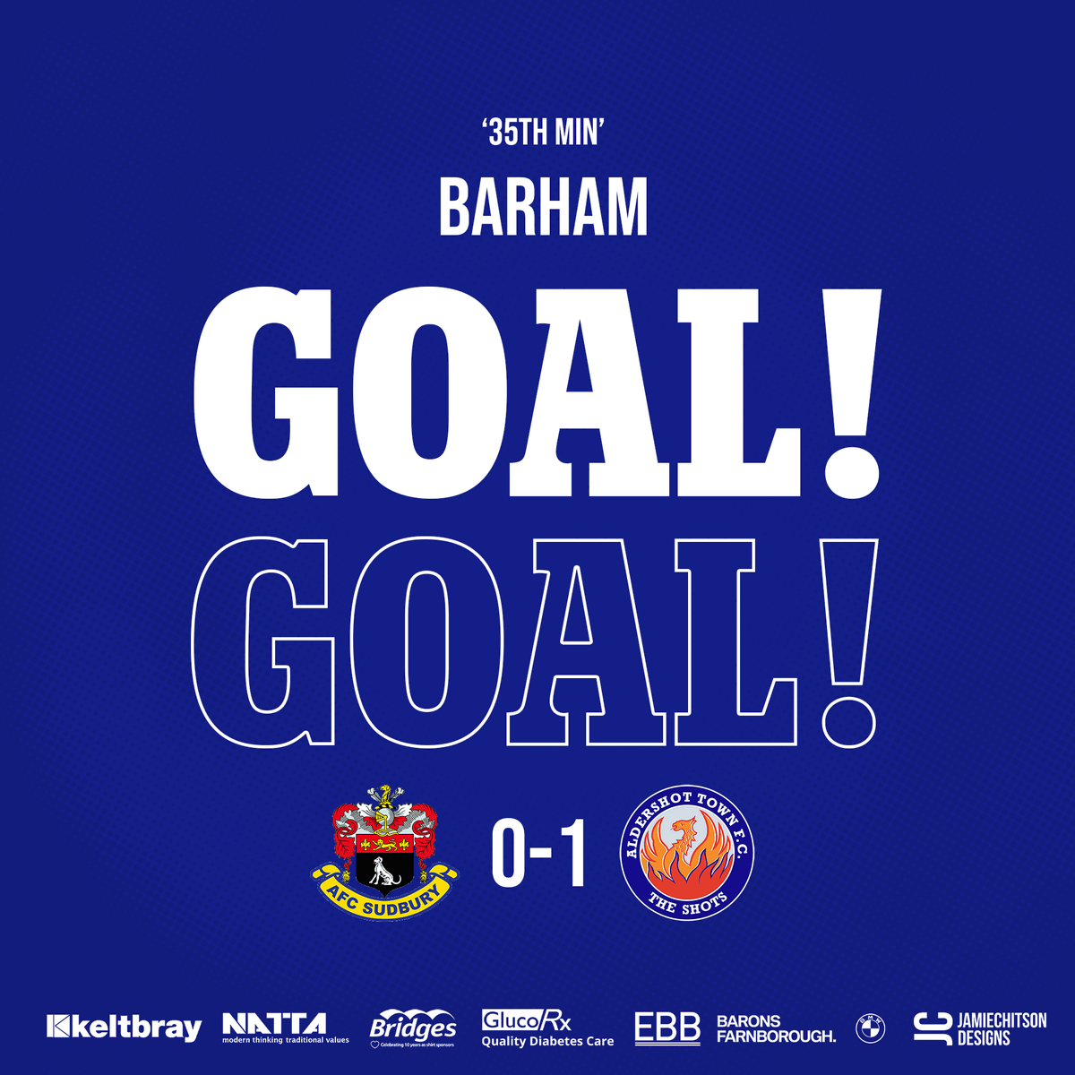OfficialShots's tweet photo. 35' | The breakthrough!

Josh Stokes beats his man down the right and his dink into the middle is headed in by Jack 🤩

🔵 0-1 🔴

#TheShots❤️💙 https://t.co/hVUtW5RLjN