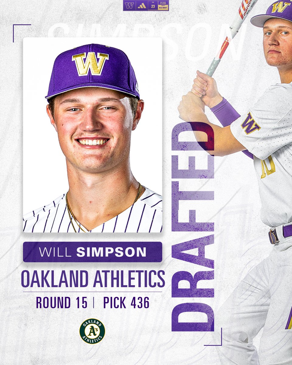 Bombs coming to the Bay!

<a href="/willsimpson06/">Will Simpson</a> has been selected by the <a href="/Athletics/">Athletics</a>!