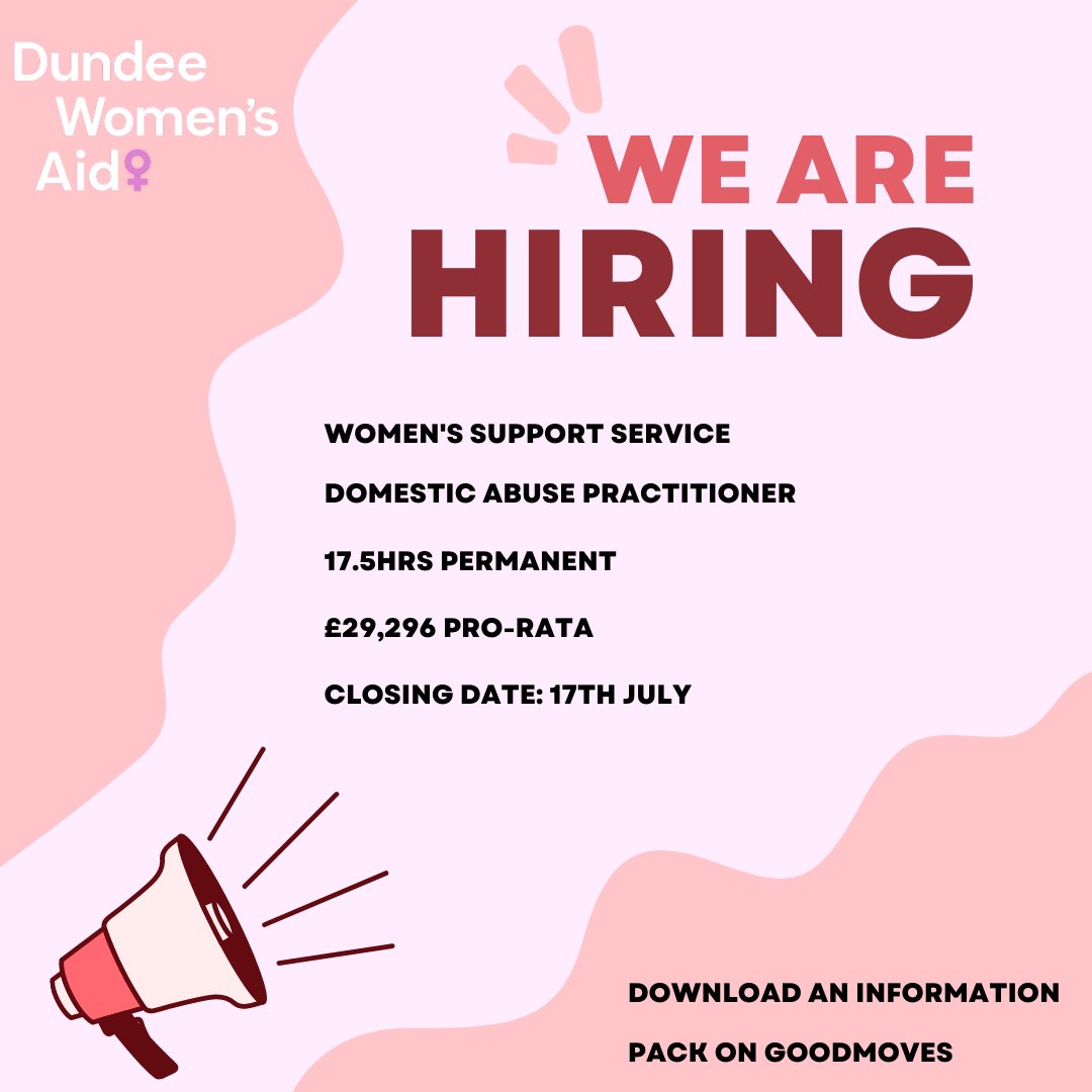 ✨️Job Opportunity!✨️ Our women's support service is looking for a part time practitioner to join the team! Find out more on Goodmoves: goodmoves.com/vacancy/a4s3z0…