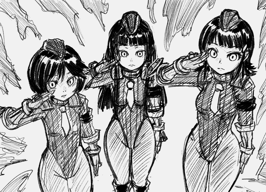 地獄の少女なベガ親衛隊あいちゃん・ゆずき・ミチル
絶対そうならんやろってポジションが堕ちるのたまらんよね 