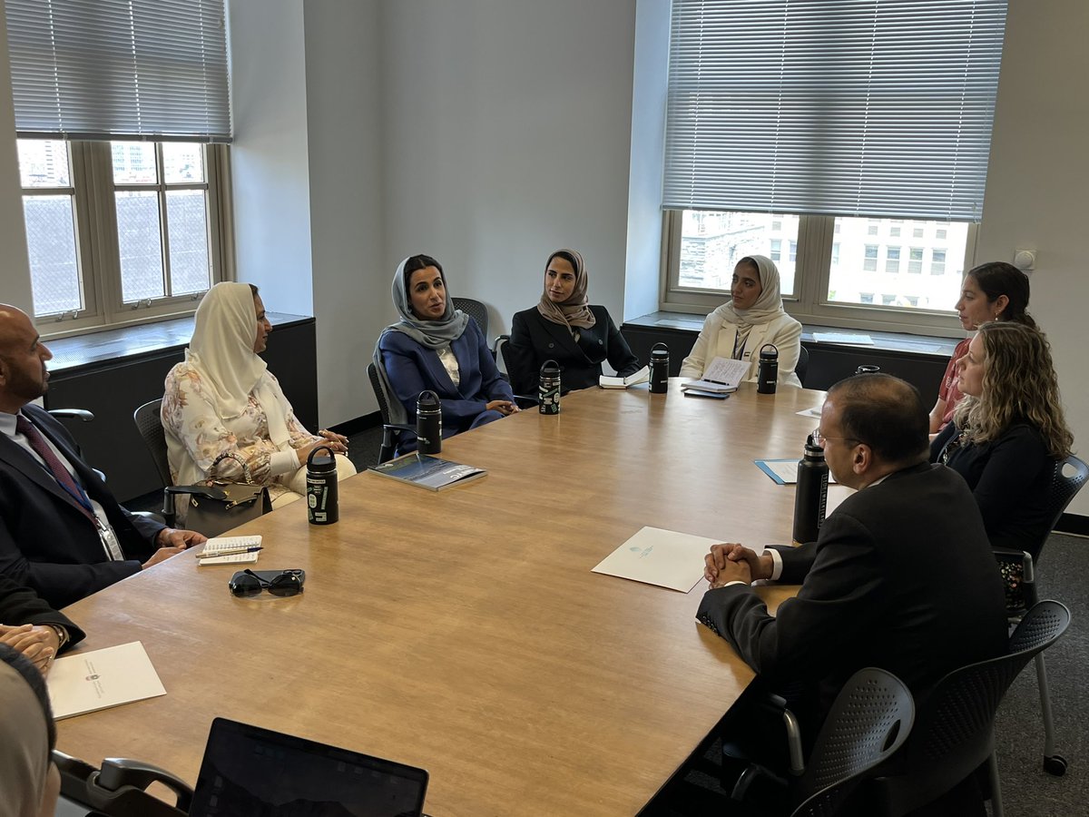 Today Chief Climate Officer <a href="/Rit_Aggarwala/">Rit Aggarwala</a> and MOCEJ hosted a delegation led by Her Excellency <a href="/AmnaAlmuhairy/">Amna Almheiri</a>, Consulate General of <a href="/UAEinNYC/">UAE Consulate in NYC</a>, and Deputy Minister Abdullah Lootah. We discussed current initiatives and strategies around clean energy and climate!
