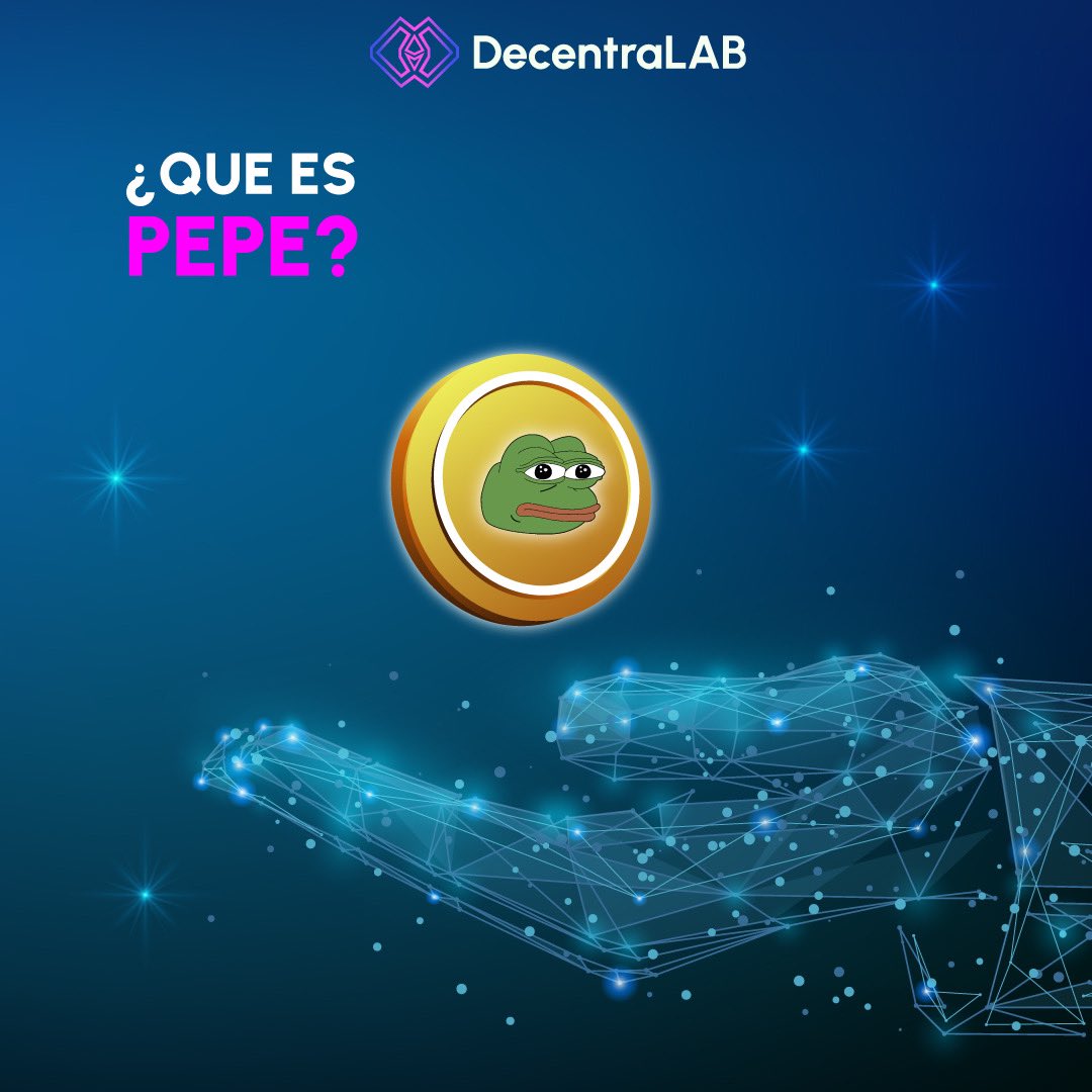 decentralab_nft's tweet photo. PEPE es una memecoin, similar a Dogecoin o Shiba Inu, que pretende aprovechar la popularidad de este tipo de tokens y reemplazar a las monedas con temáticas de perros. Continua en: https://t.co/BJsStHY1t2
#decentralab
#pepe
#token
#memecoin https://t.co/TupGETLfj7