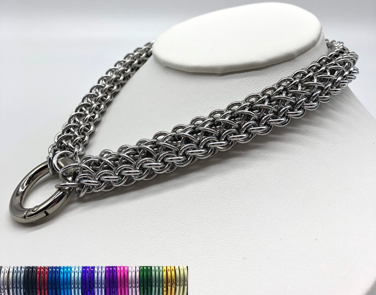 collared_s's tweet photo. Excited to share the latest addition to my #etsy shop: Raven's Braid BDSM Gorean Chainmaile Slave Daywear Collar https://t.co/6HJPhCAuxt #slavecollar #daywearcollar #goreancollar #kajira #kajirus #slave #master #mistress #dom https://t.co/oYNXi1PSl8