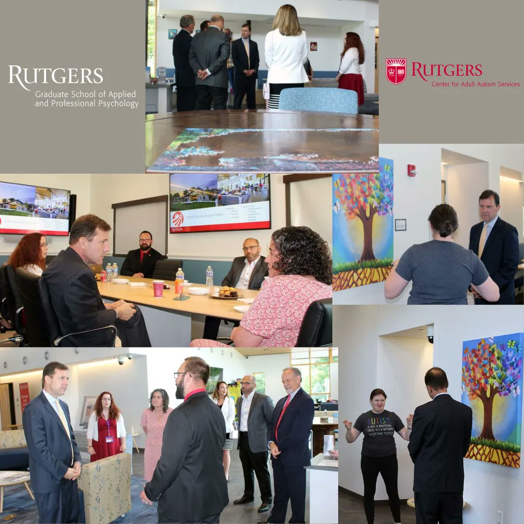 Congressman Thomas Kean, Jr. toured the #RCAAS during a recent campus visit. Led by #GSAPP, the RCAAS offers adults on the autism spectrum one-of-a-kind support programs that make an independent & fulfilling life possible. 

#RU #Rutgers #ASD #AutisminAdulthood #autismadvocacy