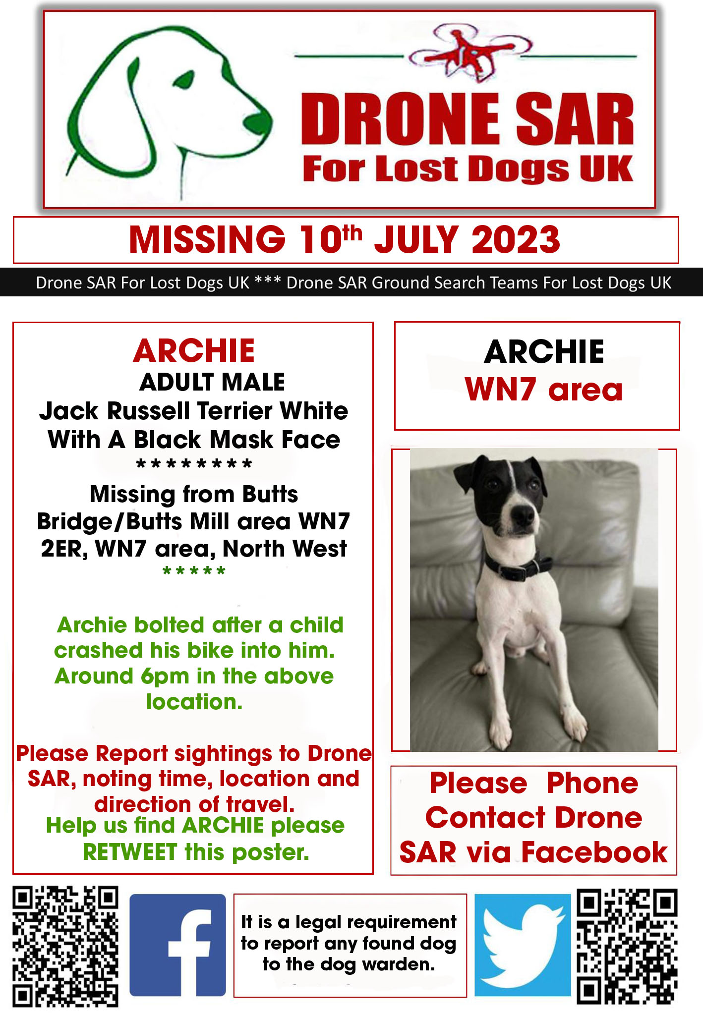 Dogs lost hotsell north west