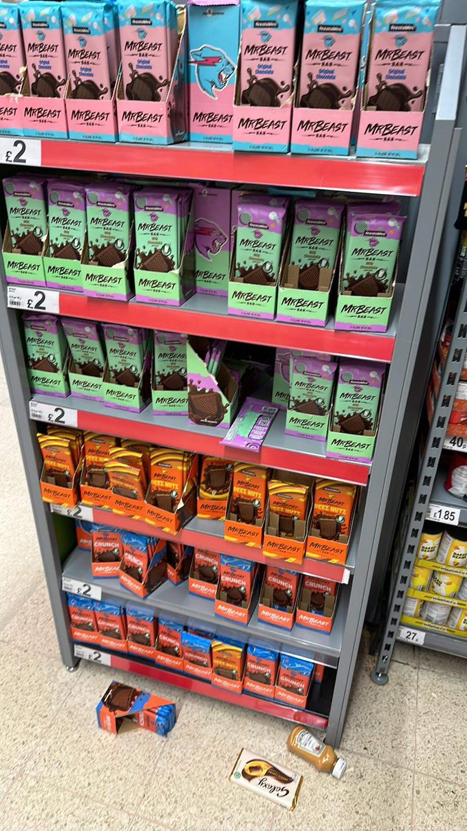LeeKellyLK's tweet photo. @Feastables didn’t know you launched in the uk in Asda. https://t.co/lgVjtx37M9