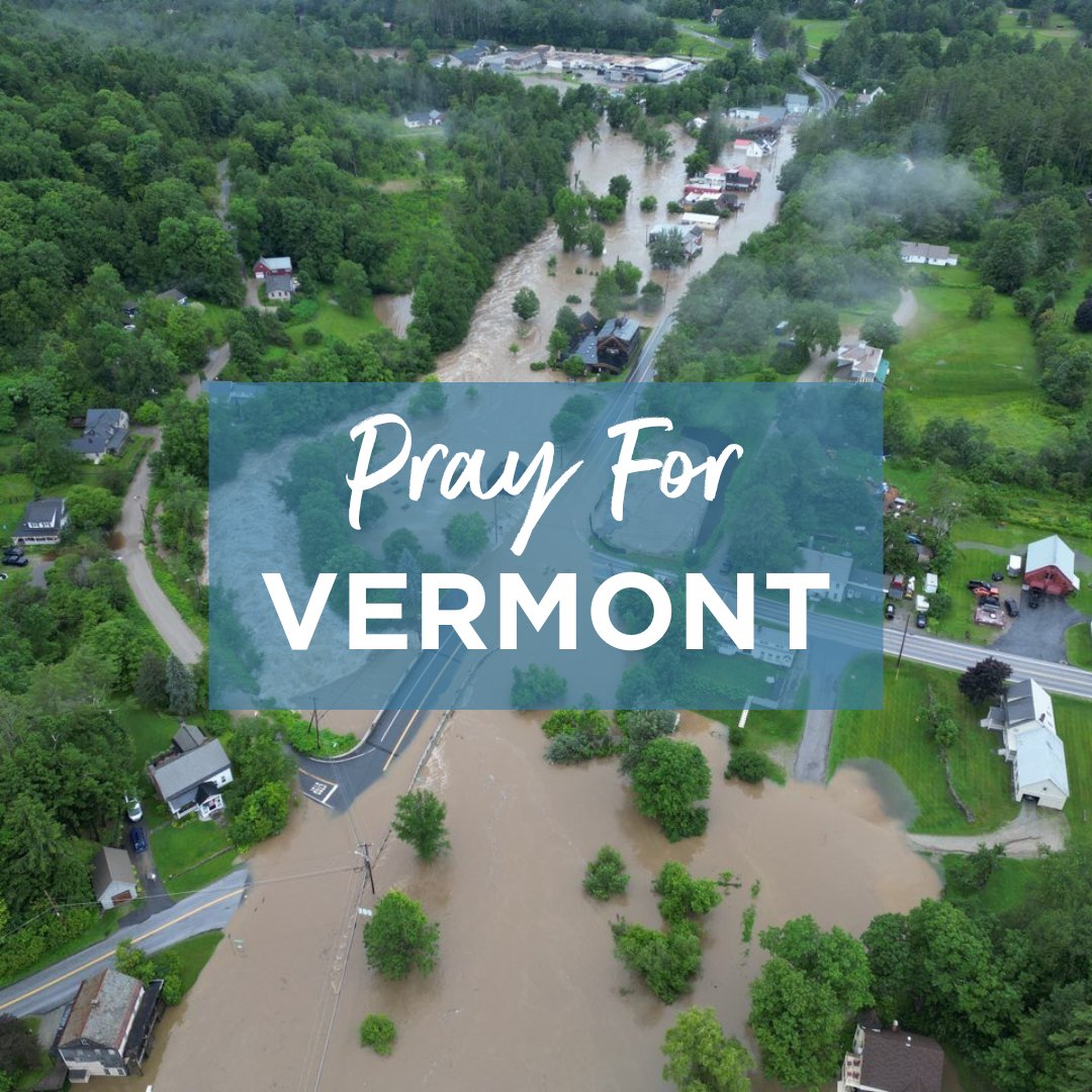 sendrelief's tweet image. Pray for @bcne_sbc Disaster Relief as they assess needs after historic flooding sweeps across #Vermont. 🙏

Rescue &amp;amp; evacuation efforts are still underway, &amp;amp; Southern Baptists are ready to respond once flood waters recede.

👉 Stay updated on the response: bit.ly/46VAhzA