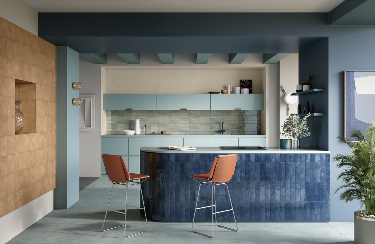 While green dominated last season, hues inspired by #MarineLife have emerged as a top #ceramictile color choice for the spring/summer! From deep blues of the open ocean to blue-greens of shallow waters, we'll be exploring all the colors Under the Sea this month. #TileTuesday