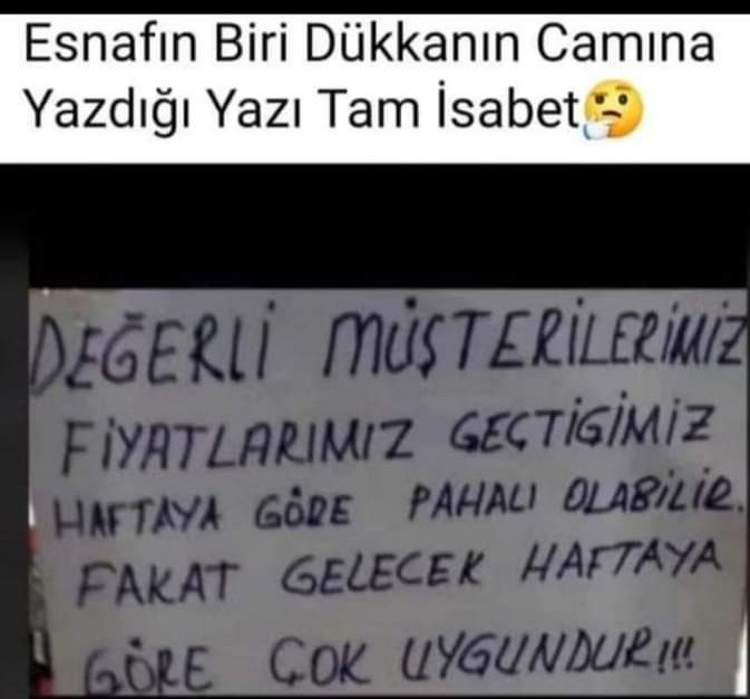 karataydeva's tweet photo. Geldiğimiz noktada esnaf müşteri ilişkisini anlatıyor 🙂 #dolar26 #EKONOMİ #faiz #enflasyon #sigara  @alibabacan @KaracaSeyit @ali_dundar42 @devapartisi @DevaGonulluEkip @haber_deva @SvgKbc @KONYA_KHK_4242 @Nesrin_Turk33 #gunaydin #emekli #EmekliZammı #carsamba #BORSA #Crypto https://t.co/gIjgrLiYAz