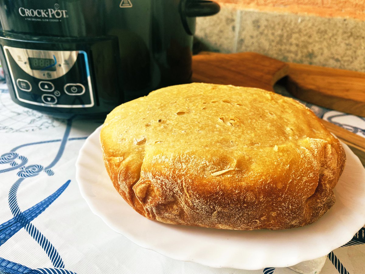 MamasPlanBe's tweet photo. 🍞 Just had the most incredible #SourdoughSpeltBread cooked in a #Crockpot! Highly recommend trying this recipe. #BakingDelights #SourdoughLove #CrockpotCooking #BreadHeaven 🪄✨✨ https://t.co/mB2M77o91l