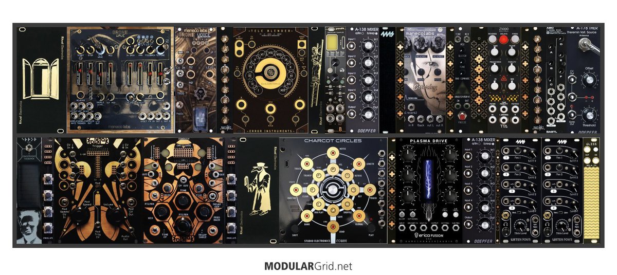 Fe26_iron's tweet image. My cyclone Eurorack - Eurorack Modular System from Fe26_ritual 
#ModularGrid #Eurorack