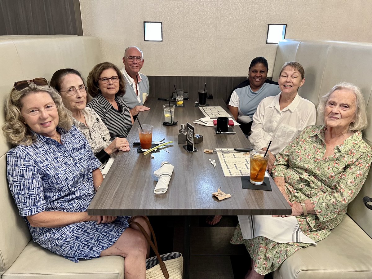 The Opera Society’s President and Board members planning the upcoming opera season fun-filled events with educational programming.