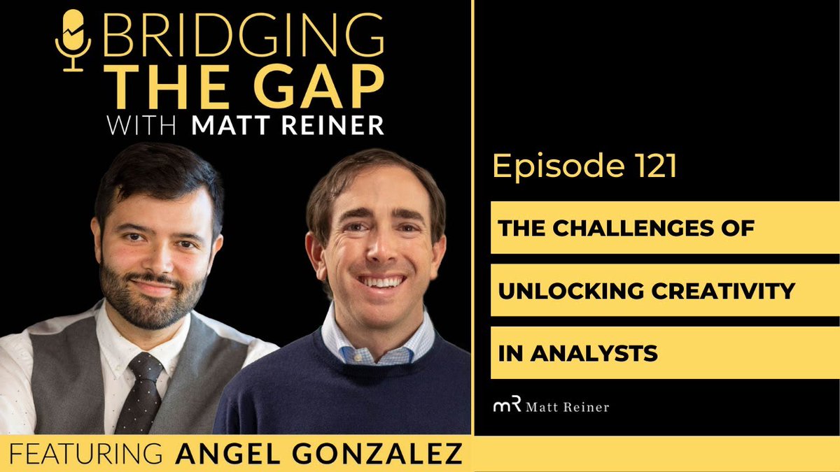 mattreiner's tweet photo. Angel Gonzalez @angelgonzalez, CMO and Co-Founder at @SnappyKraken, and I discuss the challenges that come with helping analysts become creative in this clip from #BridgingTheGap. Check it out and share your thoughts below: https://t.co/2bH2WiCwFh 

#creativity #RIA https://t.co/8YwvQExKHr