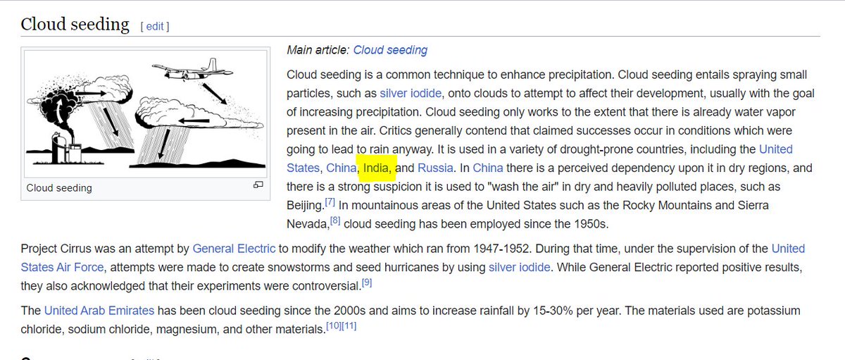 Very high probability #IndianGovernment & #NewWorldOrder used #GeoEngineering #CloudSeeding #WeatherModification & #Dams to flood #Punjab, (one of the most fertile lands), to loot #Farmlands and create world #FoodShortages #Famine - e.g. look up #VietnamWar #BeijingOlympics