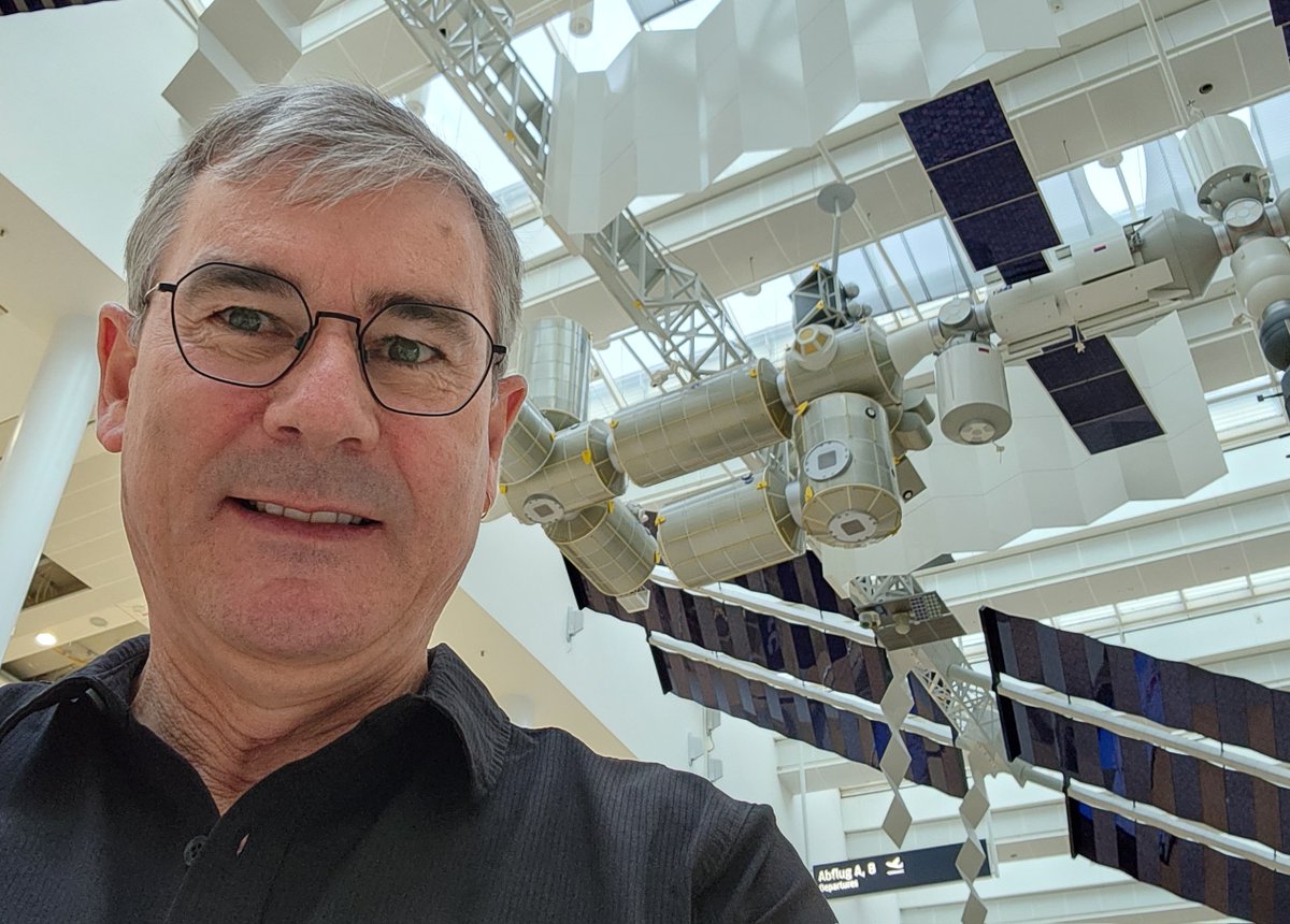 In Bremen, Germany, to start my fellowship at @HWK_IAS the space nerd in me is excited to see a huge model of the <a href="/Space_Station/">International Space Station</a>