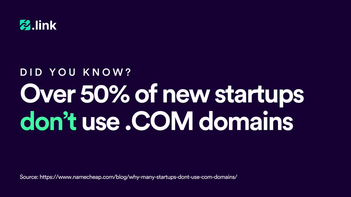 📣 Friendly reminder: .com and .net aren’t your only options for top-level domains anymore.

#B2B #NewTLDs #DigitalInnovation