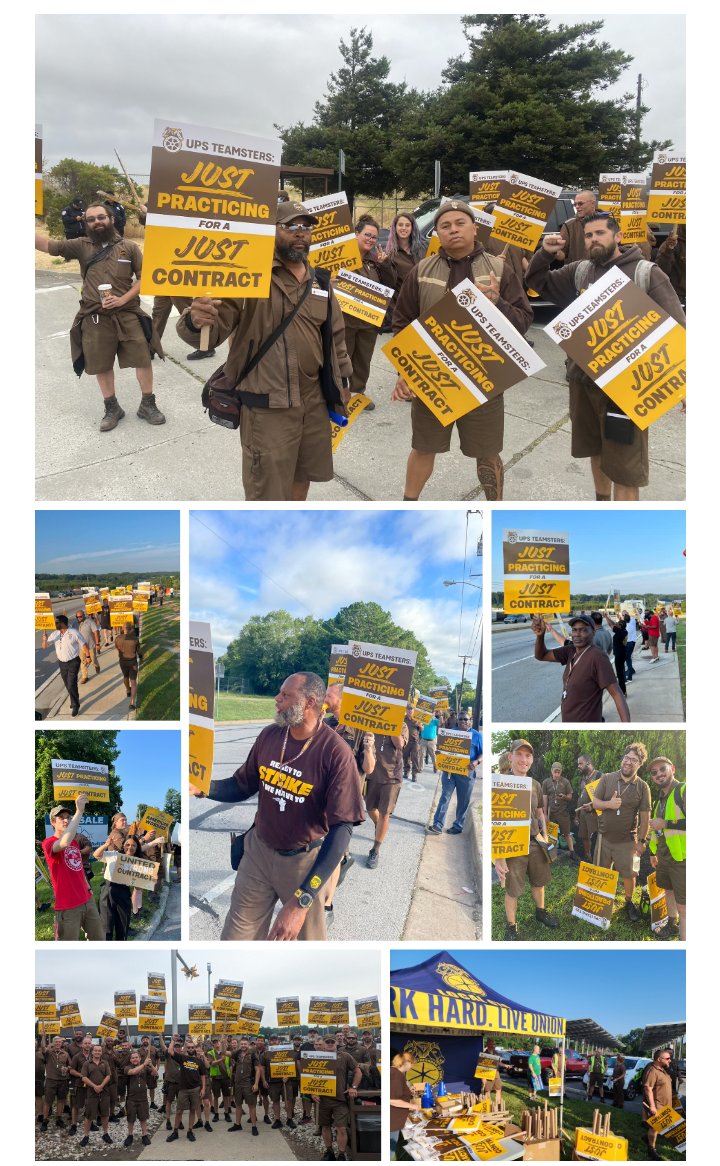 BrJoeBalkis's tweet photo. 7/9/23 #upsNegotiationsUpdate
#2023TeamstersupsContractCampaign #Teamsters #ups
Ready To #Strike, Ready To Win!
But only if #TeamstersMembers take the struggle against ups into their own hands.
#PracticePicketing escalates!
#DEFUNDfacebook
#DEFUNDtwitter
https://t.co/6JABKk3Aor https://t.co/F3POrxmR9l