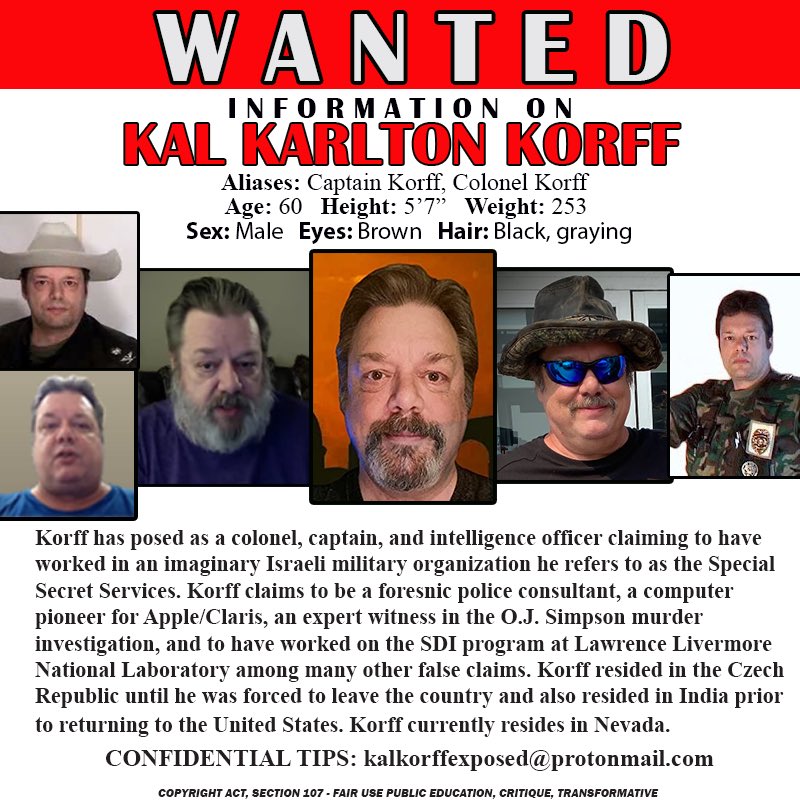 KalKorffExposed's tweet image. @kalkorff doesn’t know much about tacos but Kal Korff is the undisputed king of delivering nothing burgers topped with pure bullshit. #stolenvalor #fakesoldier #liar #fraud #reno #nevada #nothingburger #loudmouth #alltalk