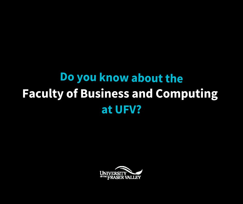 DrMandigoUFV's tweet image. #DYK?
University of the Fraser Valley recently launched its new Faculty of Business and Computing, which houses the #SchoolOfBusiness + #SchoolOfComputing.
About the UFV Faculty of Business and Computing:
ufv.ca/faculty-busine…
#goUFV @goUFV @UFV_FBC @UFVbusinfo @UFVComputing