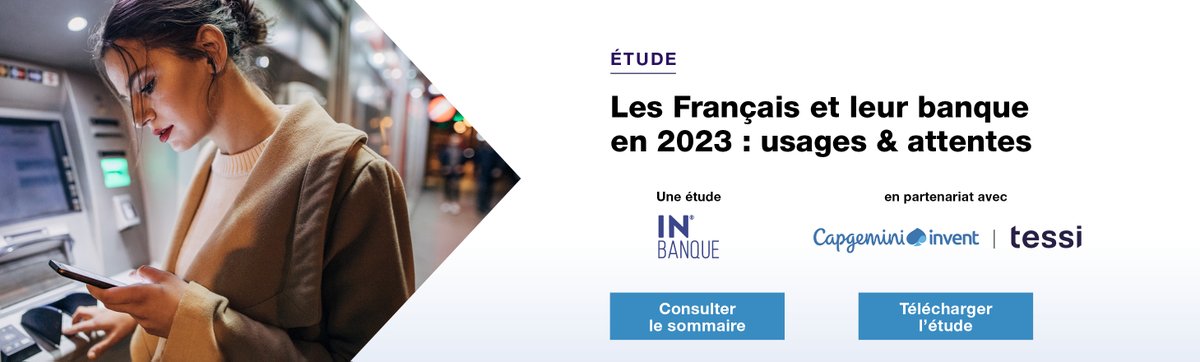 La 8ème édition de l'étude In Banque "Les Français et leur banque" vient d'être publiée. Une étude réalisée en partenariat avec Capgemini Invent et Tessi.
➡️Découvrir le sommaire détaillé : inbanque.com/francais-banqu…
➡️S'enregistrer pour recevoir le rapport :inbanque.com/francais-banqu…