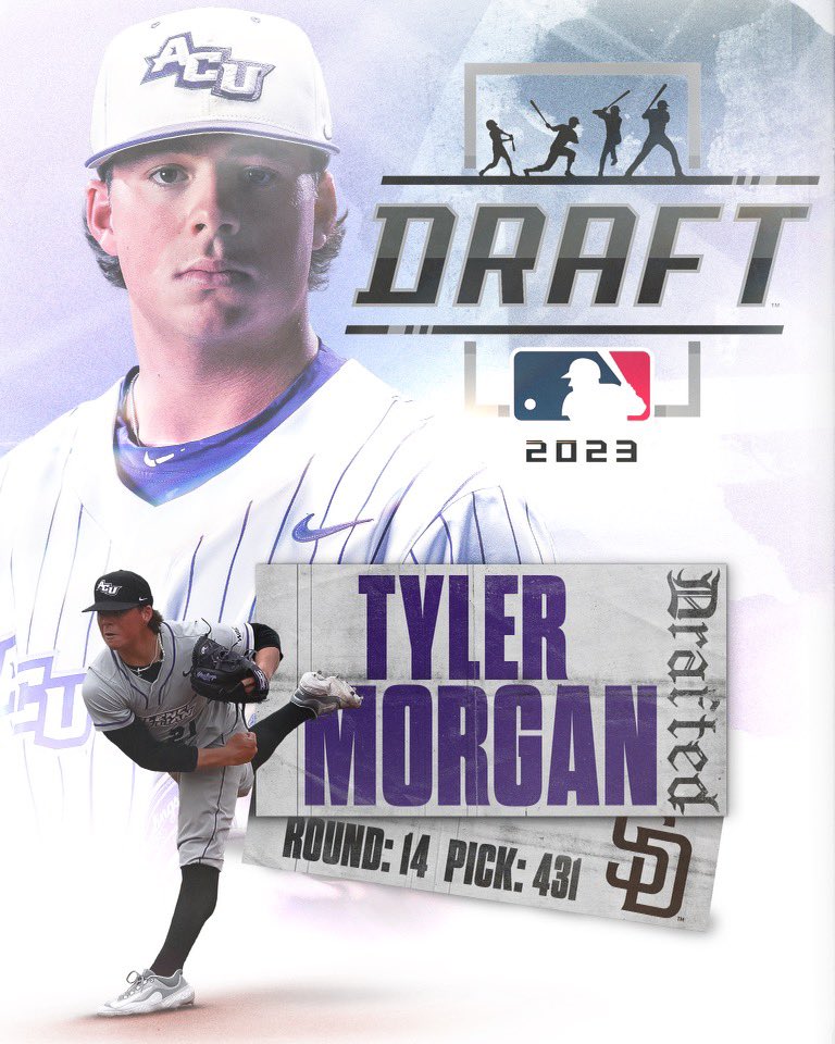 ACU Baseball (@acu_baseball) on Twitter photo That man <a href="/TylerMo2121/">Tyler Morgan</a> is in! ๐ค
Congratulations to our very own #๏ธโฃ2๏ธโฃ1๏ธโฃ on being drafted by the San Diego Padres!
#ATO | #GoWildcats That man <a href="/TylerMo2121/">Tyler Morgan</a> is in! ๐ค
Congratulations to our very own #๏ธโฃ2๏ธโฃ1๏ธโฃ on being drafted by the San Diego Padres!
#ATO | #GoWildcats