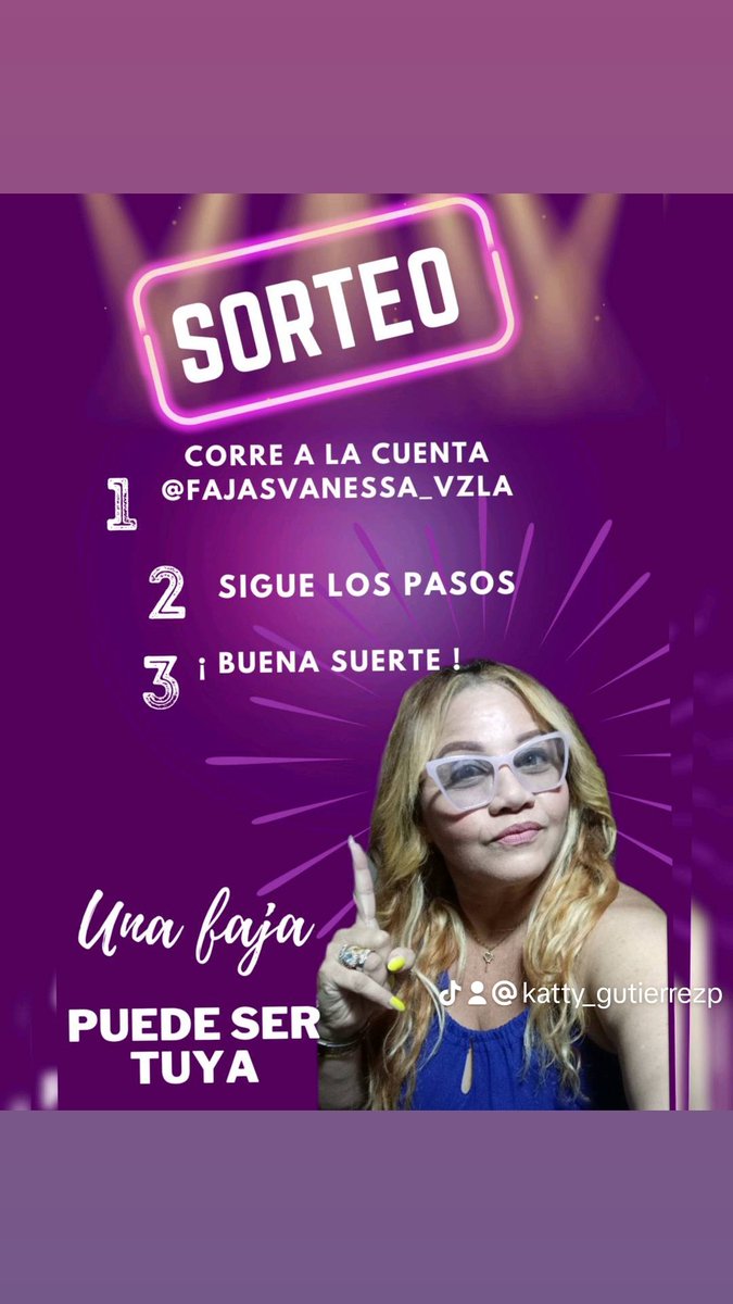 GutierrezKatty's tweet photo. Corre a Instagram y participa por una faja de la prestigiosa línea Fajas Vanessa en la cuenta @Fajasvanessa_Vzla https://t.co/G5DEfTrNGy