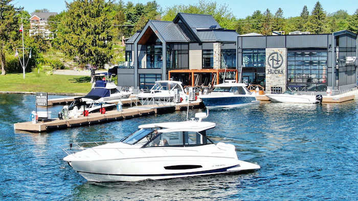 At our In-Water Boat Sale on July 29th &amp; 30th, you'll be able to experience some of our in-stock boats from <a href="/Boston_Whaler/">Boston Whaler</a> <a href="/TiaraYachts/">Tiara Yachts</a> and <a href="/Regalboats/">RegalBoats</a> including this 36 Grand Coupe.  For more info: conta.cc/3pJRrzf. #1000Islands #beyondboating #boatsforsale #newboats