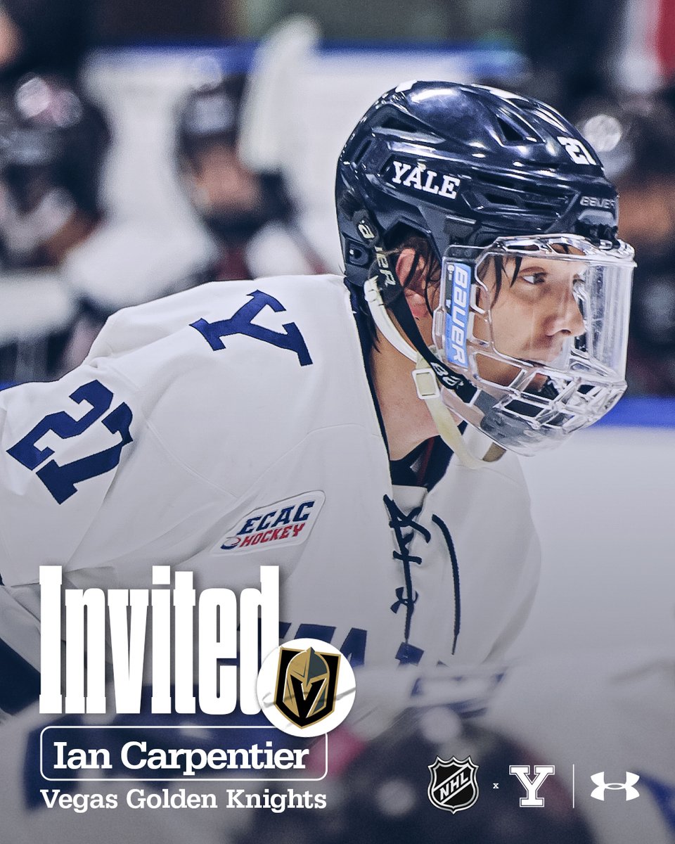YaleMHockey's tweet photo. Carpentier, Chen Participate in NHL Development Camps

📰 https://t.co/mAQib2gPbB | #ThisIsYale https://t.co/n85cZMOP1t