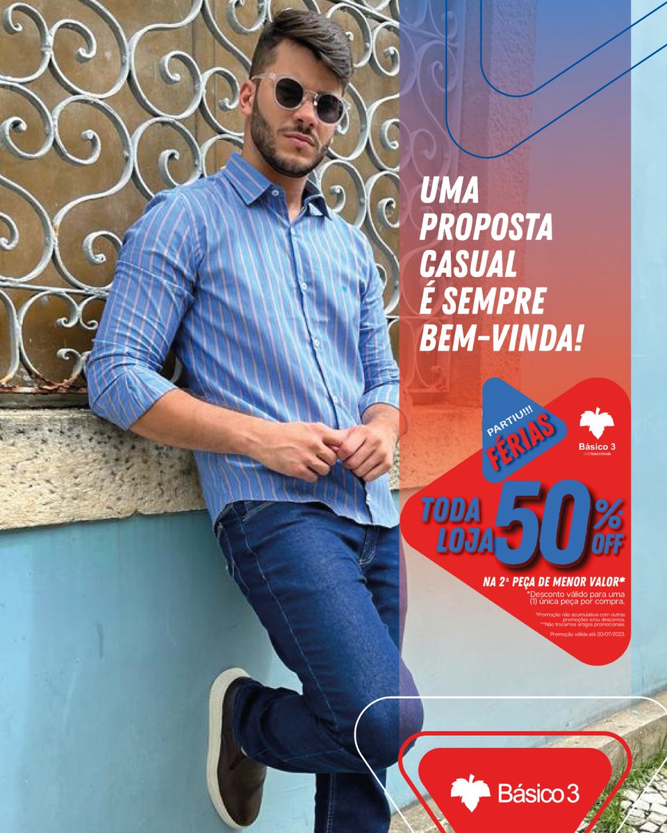 basico3moda's tweet image. MODA COM ESTILO, PARA VOCÊ ARRASAR NESSAS FÉRIAS!❤️

Quatro lojas físicas e atendimento on-line também, com estilo e conforto.
.
.
.
#basico3 #moda #designdemoda #modamasculina #recife #pernambuco #promoção #roupas #jaboatão #olinda #nordeste #instarecife #instapernambuco #vendas