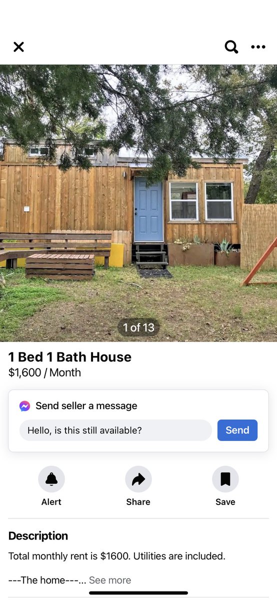 Solidarityisit's tweet photo. Jokes. People and their backyard “homes”. Can’t have pets, friends, or space but they expect the same rent as a nice apartment? Nah. Jokes. 🤢 https://t.co/F3ggLDzzBt