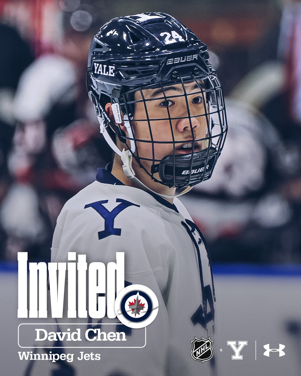 YaleMHockey's tweet photo. Carpentier, Chen Participate in NHL Development Camps

📰 https://t.co/mAQib2gPbB | #ThisIsYale https://t.co/n85cZMOP1t