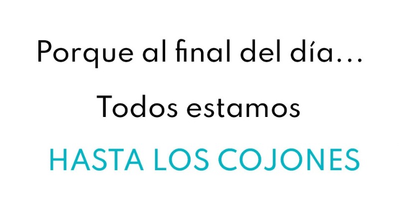 Unioteconecta's tweet photo. Desde Unio hemos creado un movimiento de personas que están hartos de leer y ver noticias de 💩 cada mañana

Necesitamos saber si hay más personas que piensan igual que nosotros y crear un antídoto de noticias deprimentes 💊

➡ ¿Tu también estás #Hastaloscojones?

👇🏼👇🏼👇🏼👇🏼👇🏼👇🏼👇🏼