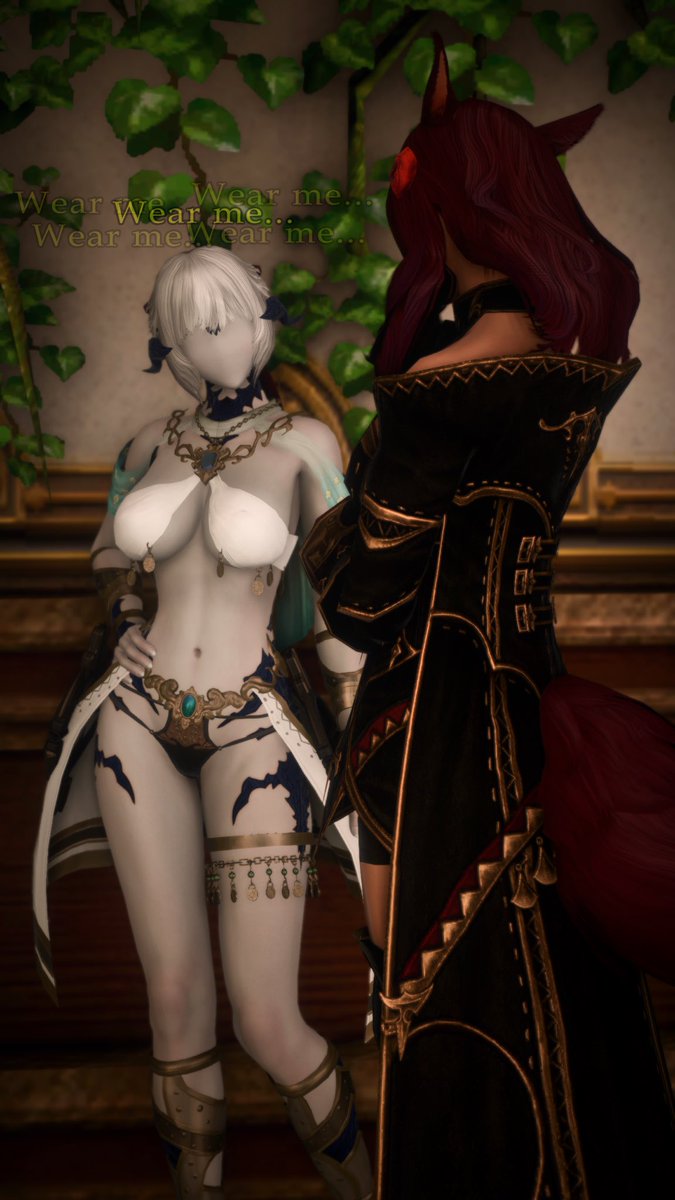 Silv_tsune's tweet photo. Wear the dress. Love the dress. Let the dress change you into the Au Ra of your dreams~ https://t.co/GiA5WHmgP3