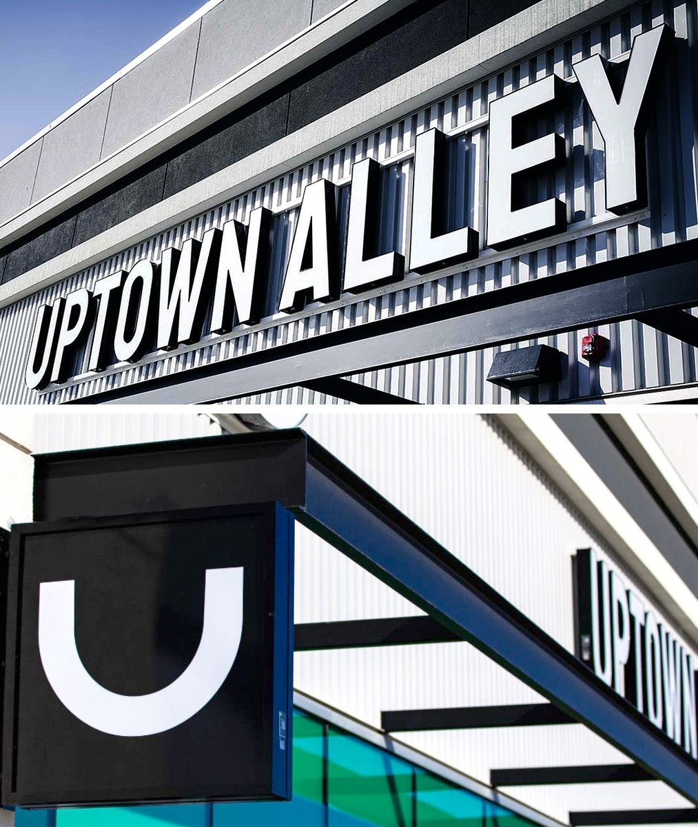 CityImageSigns's tweet photo. We worked with Uptown Alley on the exterior signage package for their newest entertainment hub in Fort McMurray ⛳🕹️🍕

#UptownAlley #Uptownymm #ymm #FortMcMurray #EagleRidge #ChannelLetters #ProjectingSign #BladeSign #PremiumSignage #NationalSignSupplier  #CIS #CityImageSigns https://t.co/KTPTwJfBtU